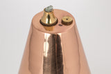 Large Hawaiian Cone Smooth Copper Tabletop Torch