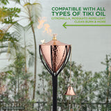 Amsterdam Hammered Copper Tabletop Torch