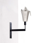 Kona Hammered Nickel Universal Wall Sconce Torch