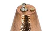 Large Hawaiian Cone Hammered Copper Tabletop Torch
