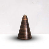 Large Hawaiian Cone Brushed Bronze Tabletop Torch