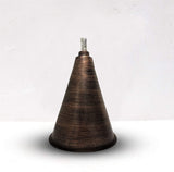 Small Hawaiian Cone Brushed Bronze Tabletop Torch