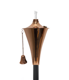 Oahu Smooth Copper Tiki Torch