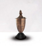 Small Elegant Brushed Bronze Universal Wall Sconce Torch