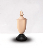 Small Elegant Smooth Copper Universal Wall Sconce Torch