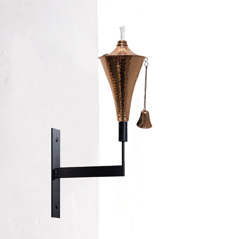 Oahu Hammered Copper Universal Wall Sconce Torch