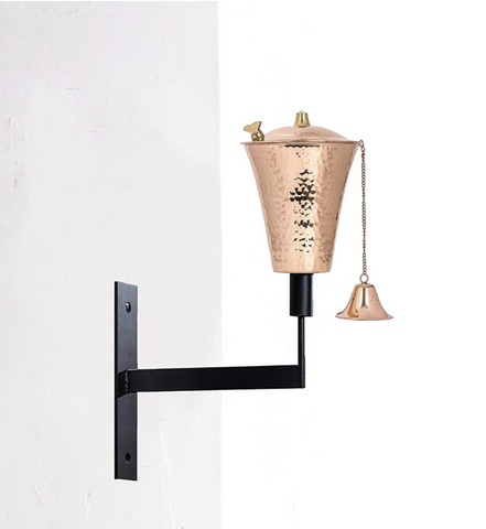 Kona Hammered Copper Universal Wall Sconce Torch