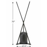Gas Tiki Torch Stand with Two Poles